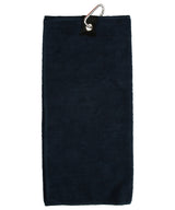 Microfibre golf towel — Navy