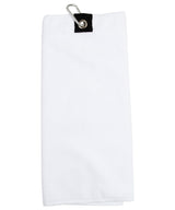 Microfibre golf towel — White
