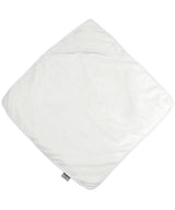 Babies' hooded towel — White/White