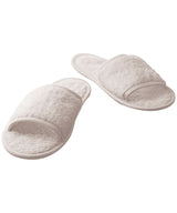 Classic terry slippers (open-toe) — White