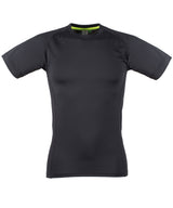 Slim fit t-shirt — Black/Black