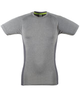 Slim fit t-shirt — Grey Marl/Grey