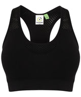 Women's seamless sports bra — Black