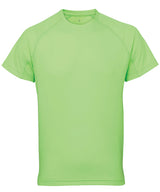 Men's TriDri® panelled tech tee — Lightning Green