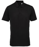 Men's TriDri® panelled polo — Black*