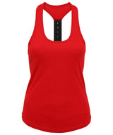 Women's TriDri® performance strap back vest — Fire Red