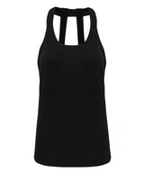 Women's TriDri® double strap back vest — Black
