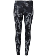 Women's TriDri® performance Hexoflage® leggings — Camo Charcoal