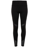 Women's TriDri® mesh tech panel leggings full-length — Black*