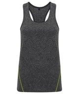 Women's TriDri® laser cut vest — Black Melange