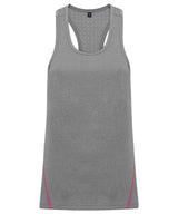 Women's TriDri® laser cut vest — Silver Melange