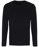 Men's TriDri® long sleeve performance t-shirt — Black