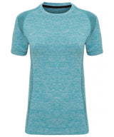 Women's TriDri® seamless '3D fit' multi-sport performance short sleeve top — Turquoise
