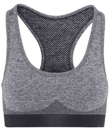 Tridri® seamless 3D fit" multi-sport sculpt bra" — Charcoal