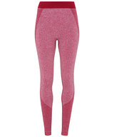Women's TriDri® seamless 3D fit" multi-sport sculpt leggings" — Burgundy