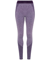 Women's TriDri® seamless 3D fit" multi-sport sculpt leggings" — Purple