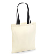 Bag for life - contrast handles — Natural/Black