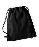 Cotton gymsac — Black/Black