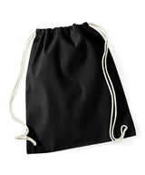 Cotton gymsac — Black