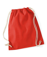 Cotton gymsac — Bright Red