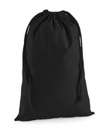 Premium cotton stuff bag — Black