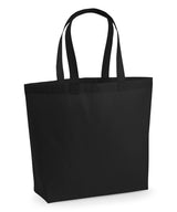 Premium cotton maxi tote — Black