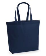 Premium cotton maxi tote — French Navy