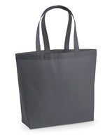 Premium cotton maxi tote — Graphite Grey