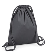 Organic premium cotton gymsac — Graphite Grey