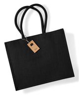 Jute classic shopper — Black/Black