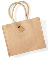 Jute classic shopper — Natural