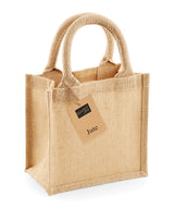 Jute petite gift bag — Natural
