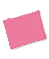 Canvas accessory pouch — True Pink