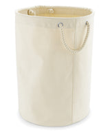 Heavy canvas storage trug — Natural