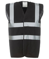 Hi-vis 2-band-and-braces waistcoat (HVW100) — Black*