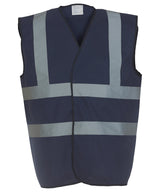 Hi-vis 2-band-and-braces waistcoat (HVW100) — Navy