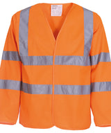 Hi-vis long sleeve waistcoat (HVJ200) — Orange