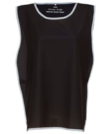 Hi-vis reflective border tabard (HVJ259) — Black