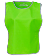 Hi-vis reflective border tabard (HVJ259) — Lime