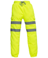 Hi-vis jogging pants (HV016T) — Yellow