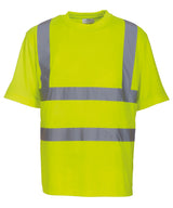 Hi-vis short sleeve t-shirt (HVJ410) — Yellow