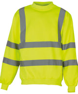 Hi-vis sweatshirt (HVJ510) — Yellow