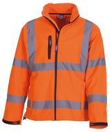 Hi-vis softshell jacket (HVK09) — Orange