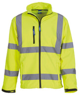 Hi-vis softshell jacket (HVK09) — Yellow