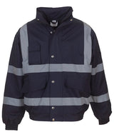 Hi-vis classic bomber jacket (HVP211) — Navy