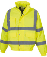 Hi-vis classic bomber jacket (HVP211) — Yellow