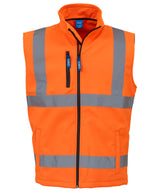 Hi-vis softshell gilet (HV006) — Orange