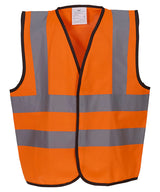 Kids hi-vis 2 b&b waistcoat (HVW100CH) — Orange