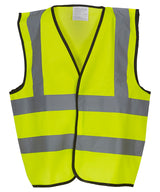 Kids hi-vis 2 b&b waistcoat (HVW100CH) — Yellow