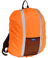 Hi-vis rucksack cover (HVW068) — Orange